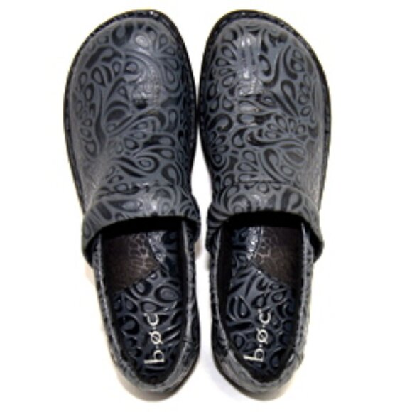 Born B.O.C. Women’s Peggy Embossed Blue Slip On Clogs - Size: 11 - Picture 5 of 8